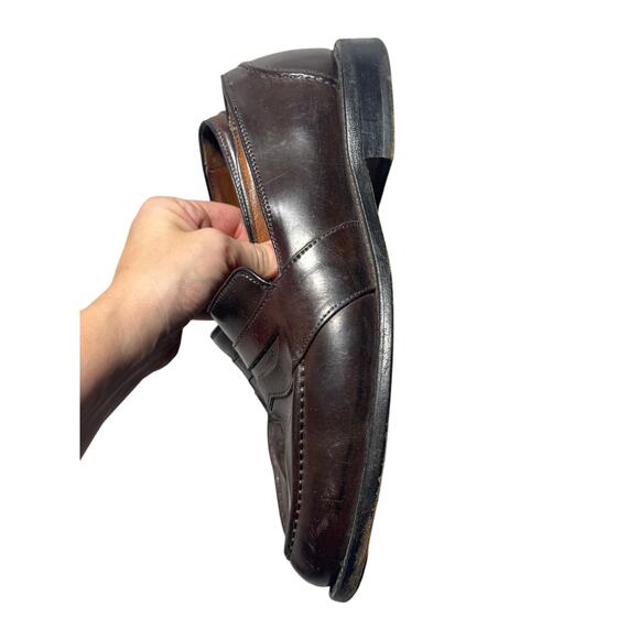Allen Edmonds Randolph Penny Loafer Shoes Mens 7.5 D Brown Leather Slip On 4889 main image 12